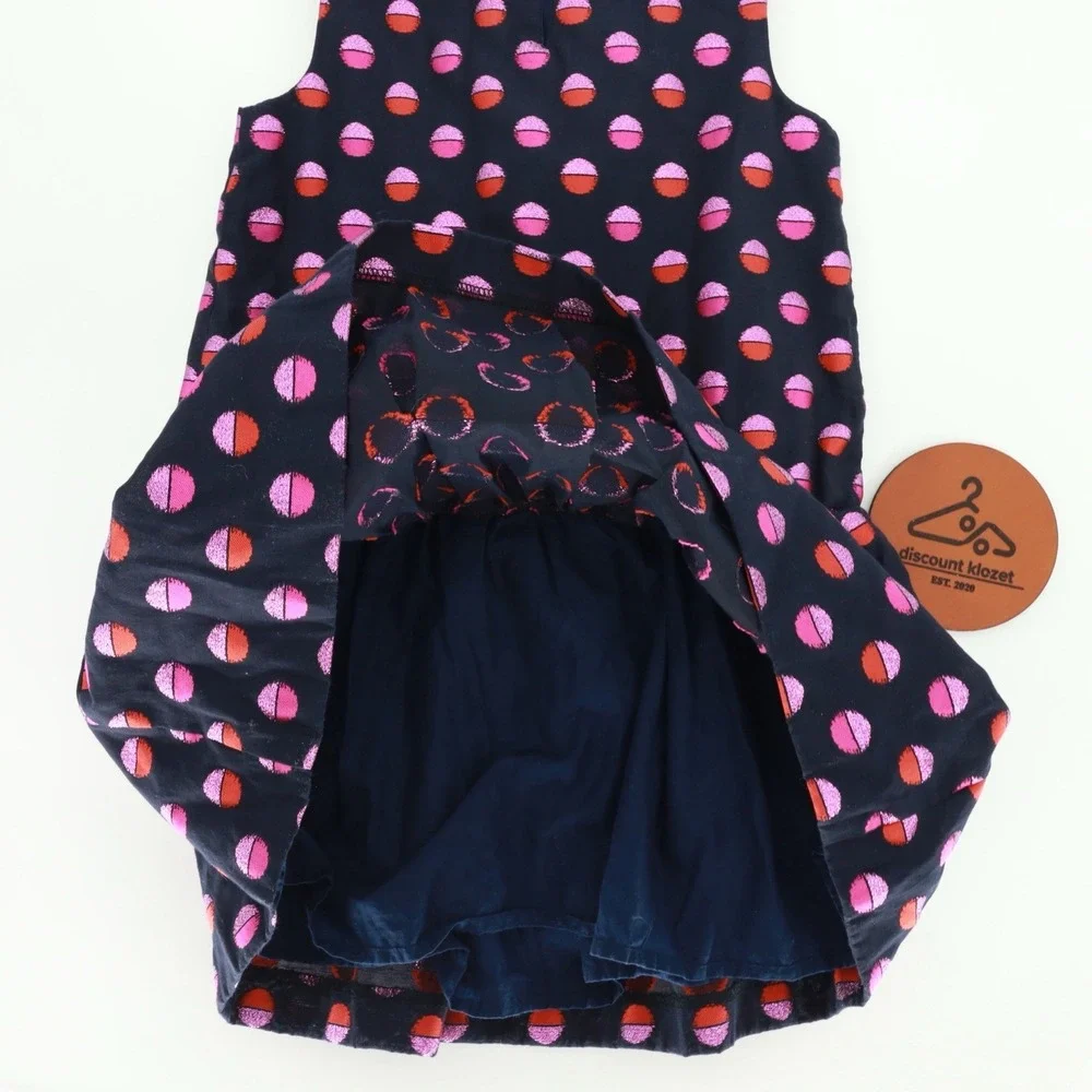 Gymboree Girl's Size 5 Adorable Sleeveless Lined Polka‎ Dot Holiday Dress